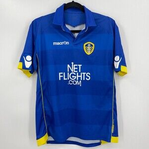 LEEDS UNITED LUFC 2010/11 Away Kit Blue Jersey Size Youth XL